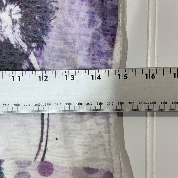 Mudd L burnout tee dandelion graphic Y2K naturecore goblincore fairy grunge - Picture 5 of 6